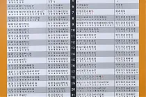 미리보기 그림 - 수인분당선 서현역 전철 시간표 (2023.12.1~)
