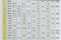 미리보기 그림 - SRT 호남선 열차 시간표 (2023.3~2023.8)