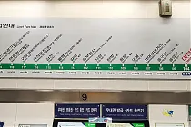 미리보기 그림 - 대전 도시철도 1호선 대전역 전철 시간표/요금표 (2024.1)