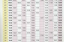 미리보기 그림 - SRT 경부선 열차 시간표 (2022.10~2023.2)