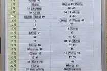 미리보기 그림 - 경춘선 청량리역 ITX-청춘, 전철 시간표/요금표 (춘천 방면) (2026.2.28~)