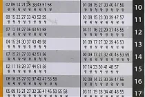 미리보기 그림 - 수인분당선 수내역 지하철 시간표 (2023.10)