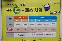 미리보기 그림 - 광주 G-패스 시행 안내문 (2025.1.1~)
