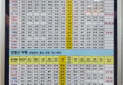 미리보기 그림 - 아산역 장항선 열차 시간표 (2025.12.30 기준) (무궁화호, ITX-마음, 새마을호, 서해금빛열차)