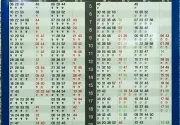 미리보기 그림 - 1호선 두정역 급행/일반 전철 시간표 (2023.12.16~)