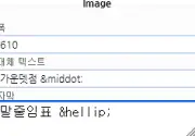 미리보기 그림 - [텍스트큐브]  tinyMCE 편집기에서 그림의 자막과 갈음글에 나타나는 HTML 특수문자 참조형 코드